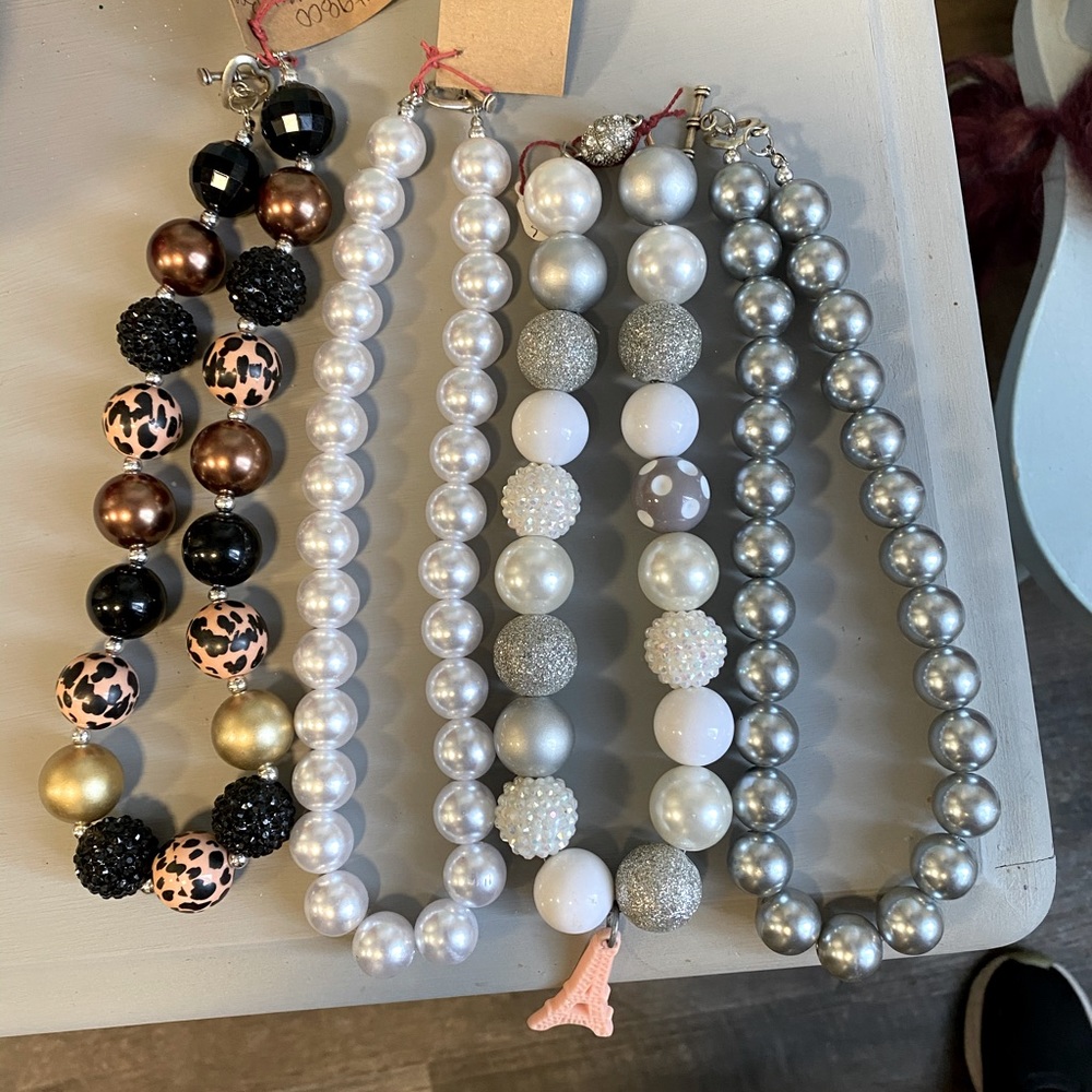 Dazzling ✨ Little Girls Bubble Bead Necklaces